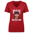 Alex Ovechkin Women's V-Neck T-Shirt | 500 LEVEL