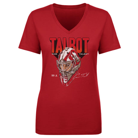 Cam Talbot Women's V-Neck T-Shirt | 500 LEVEL