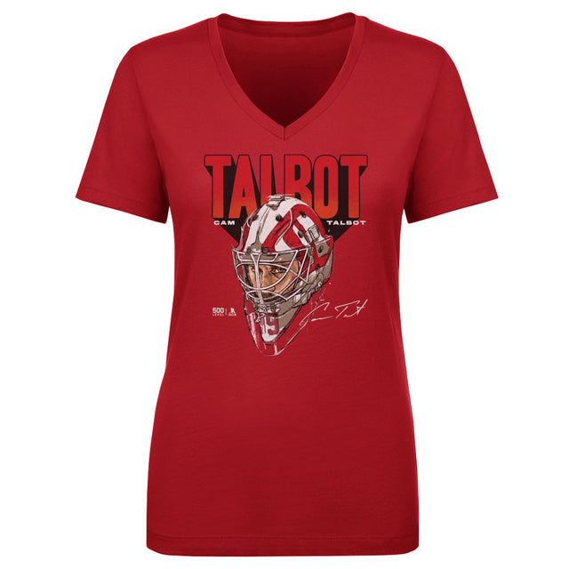 Cam Talbot Women's V-Neck T-Shirt | 500 LEVEL