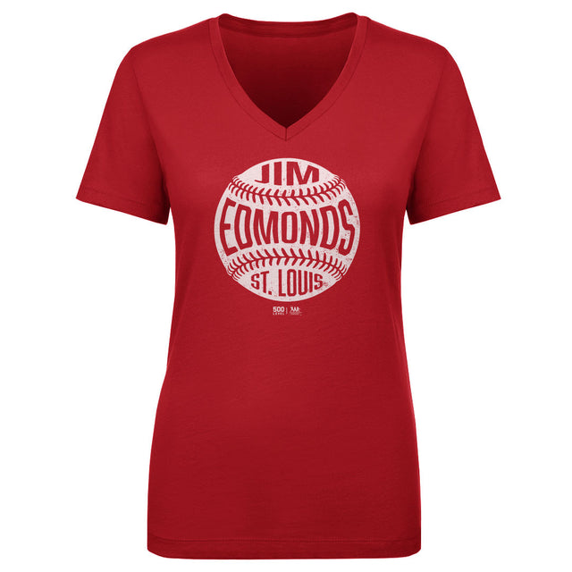 Jim Edmonds Women's V-Neck T-Shirt | 500 LEVEL