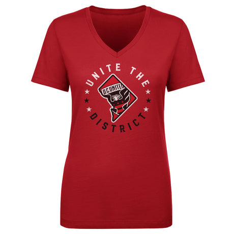D.C. United Women's V-Neck T-Shirt | 500 LEVEL