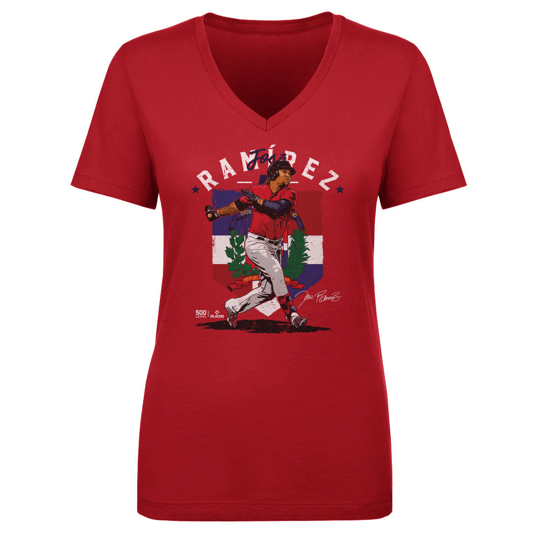 Jose Ramirez Women's V-Neck T-Shirt | 500 LEVEL