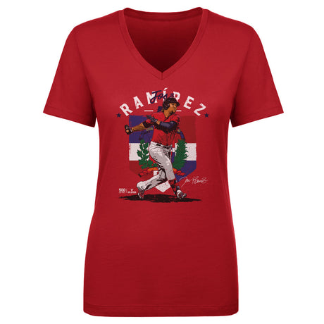 Jose Ramirez Women's V-Neck T-Shirt | 500 LEVEL