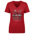 Marvin Harrison Jr. Women's V-Neck T-Shirt | 500 LEVEL