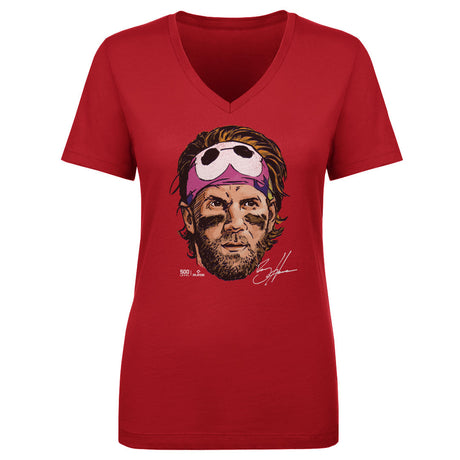 Bryce Harper Women's V-Neck T-Shirt | 500 LEVEL