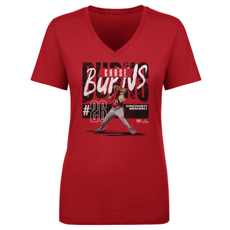 Chase Burns Women's V-Neck T-Shirt | 500 LEVEL