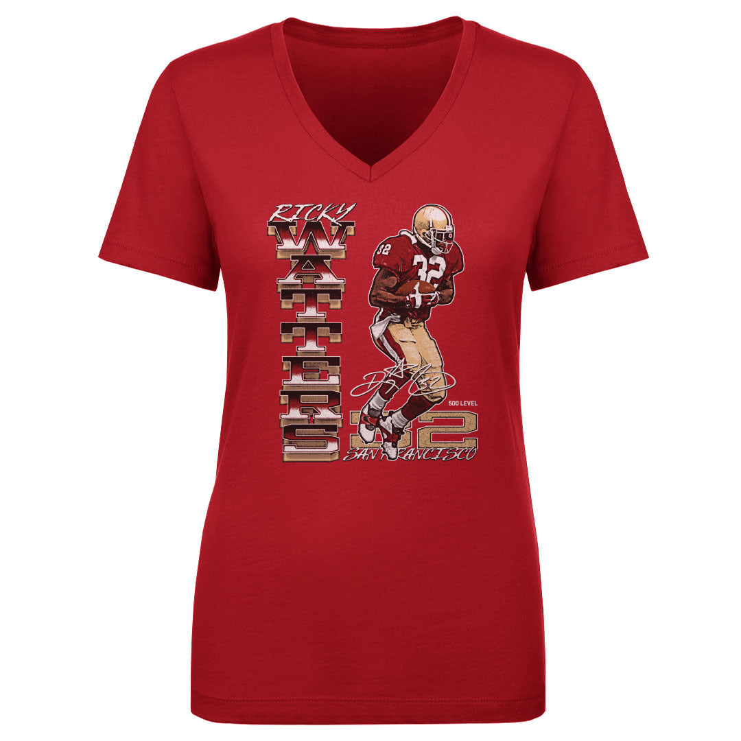 Ricky Watters Women's V-Neck T-Shirt | 500 LEVEL