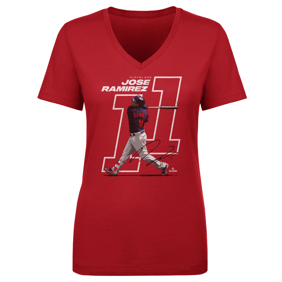 Jose Ramirez Women's V-Neck T-Shirt | 500 LEVEL
