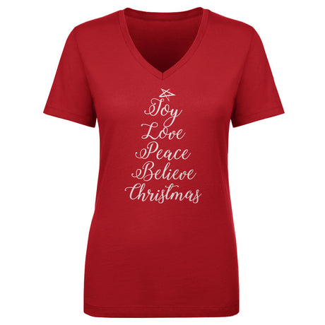 Christmas Women's V-Neck T-Shirt | 500 LEVEL