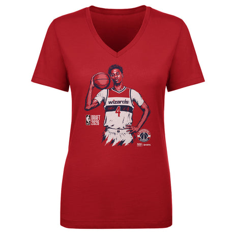 AJ Dybantsa Women's V-Neck T-Shirt | 500 LEVEL