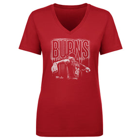 Chase Burns Women's V-Neck T-Shirt | 500 LEVEL