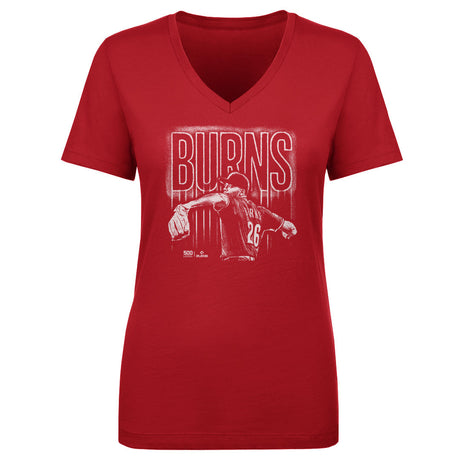 Chase Burns Women's V-Neck T-Shirt | 500 LEVEL