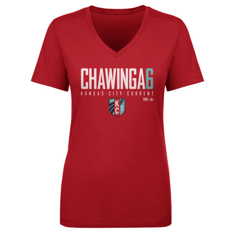Temwa Chawinga Women's V-Neck T-Shirt | 500 LEVEL
