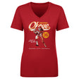 Christian Okoye Women's V-Neck T-Shirt | 500 LEVEL