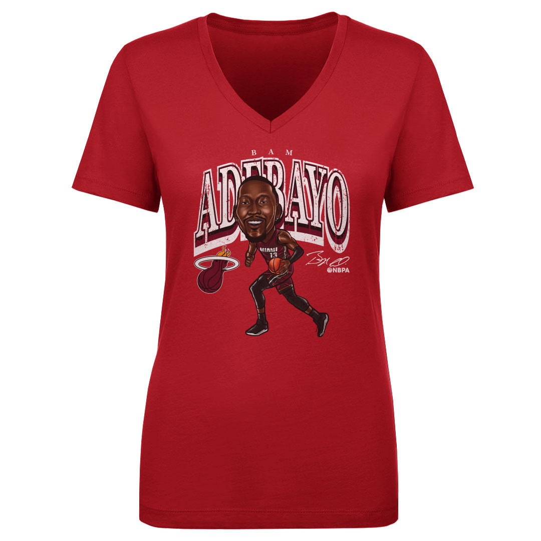 Bam Adebayo Women's V-Neck T-Shirt | 500 LEVEL