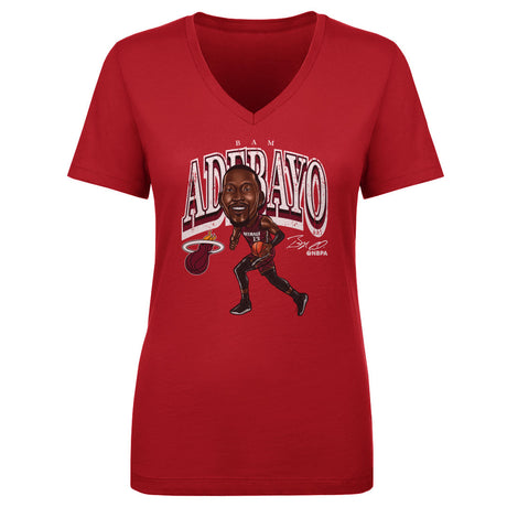 Bam Adebayo Women's V-Neck T-Shirt | 500 LEVEL