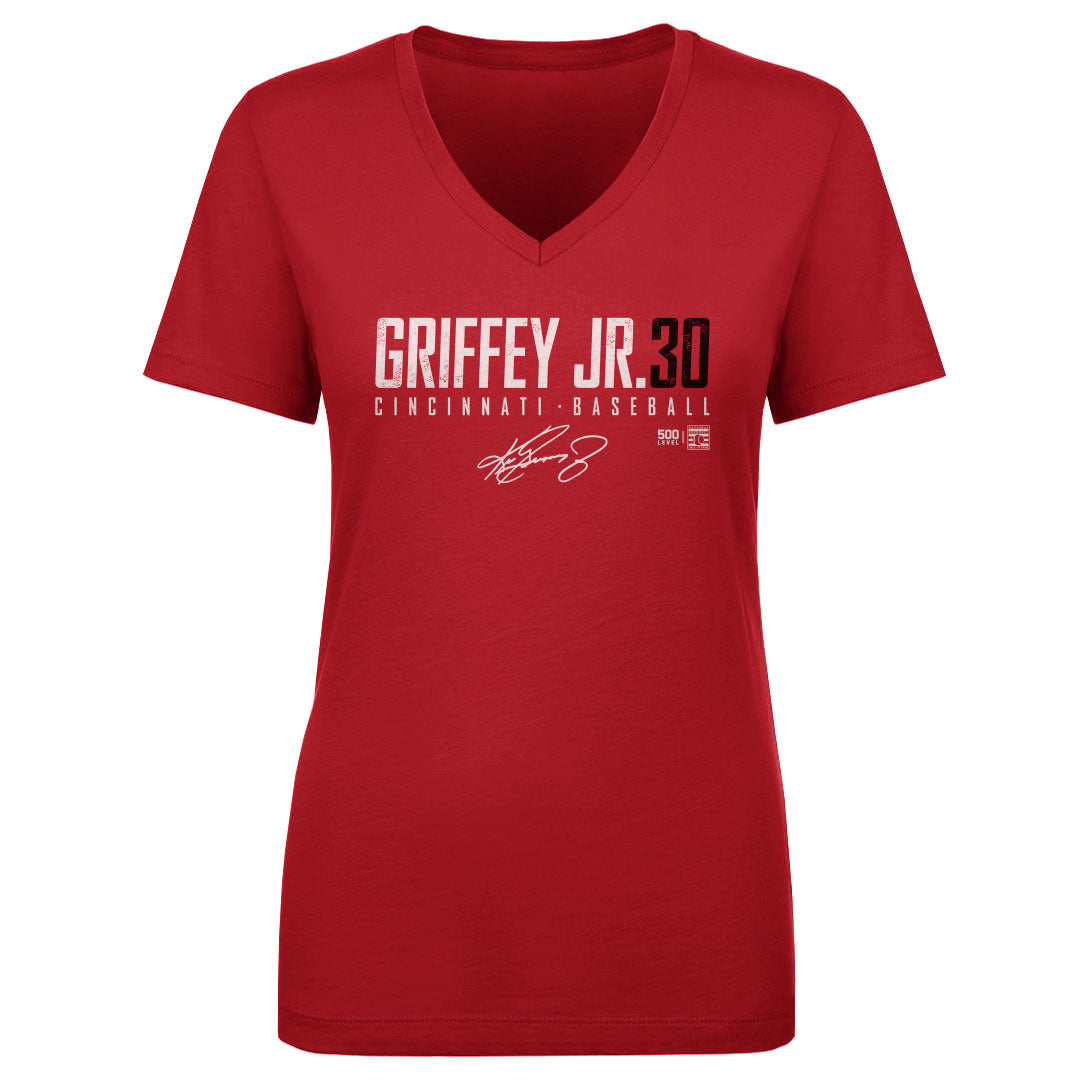 Ken Griffey Jr. Women's V-Neck T-Shirt | 500 LEVEL
