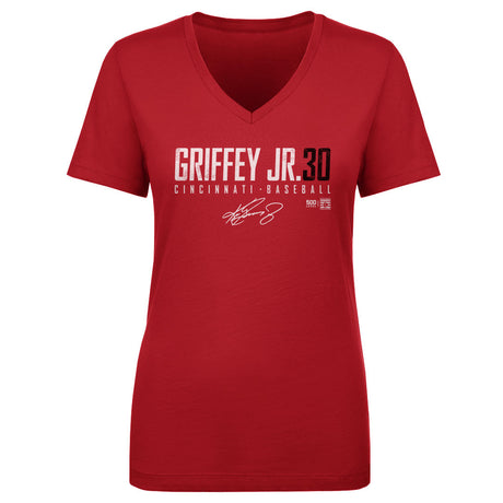 Ken Griffey Jr. Women's V-Neck T-Shirt | 500 LEVEL
