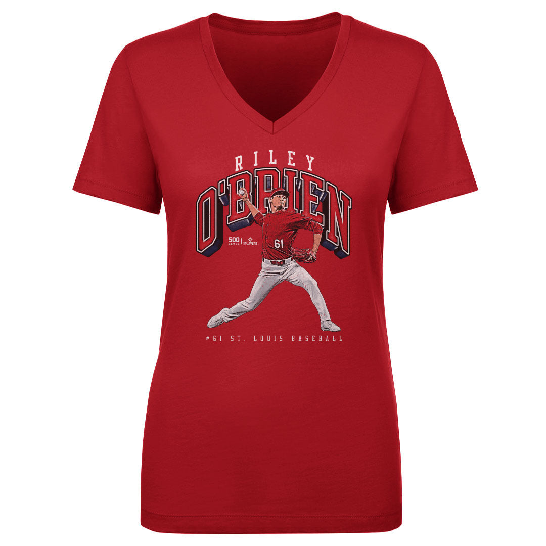 Riley O'Brien Women's V-Neck T-Shirt | 500 LEVEL