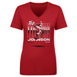Tez Johnson Women's V-Neck T-Shirt | 500 LEVEL
