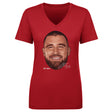 Travis Kelce Women's V-Neck T-Shirt | 500 LEVEL
