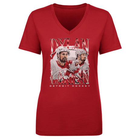 Dylan Larkin Women's V-Neck T-Shirt | 500 LEVEL