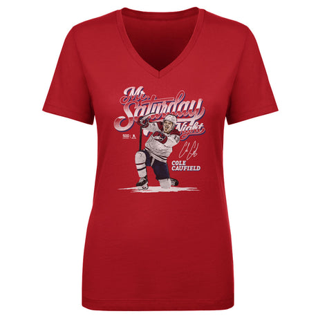 Cole Caufield Women's V-Neck T-Shirt | 500 LEVEL