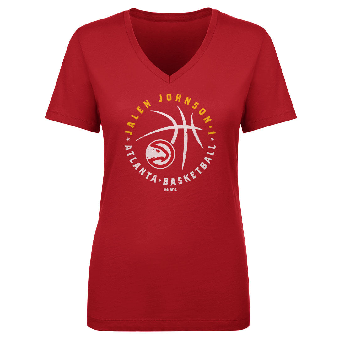 Jalen Johnson Women's V-Neck T-Shirt | 500 LEVEL