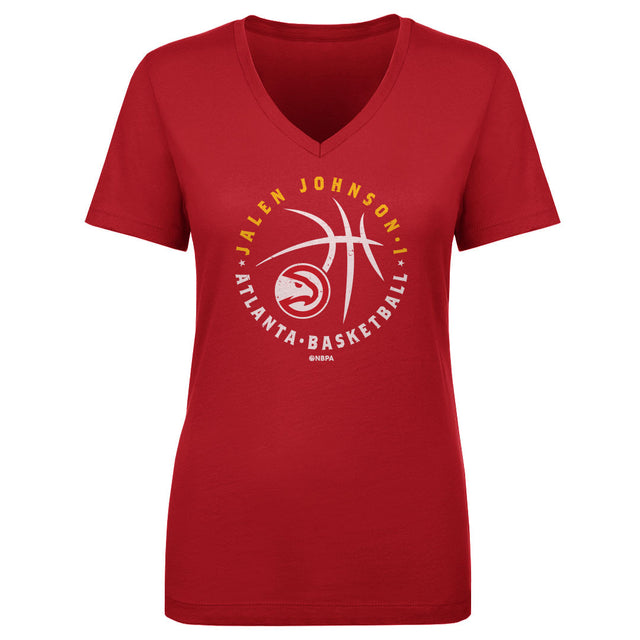 Jalen Johnson Women's V-Neck T-Shirt | 500 LEVEL