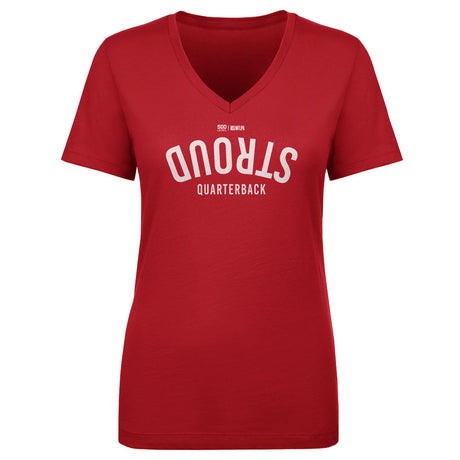 C.J. Stroud Women's V-Neck T-Shirt | 500 LEVEL