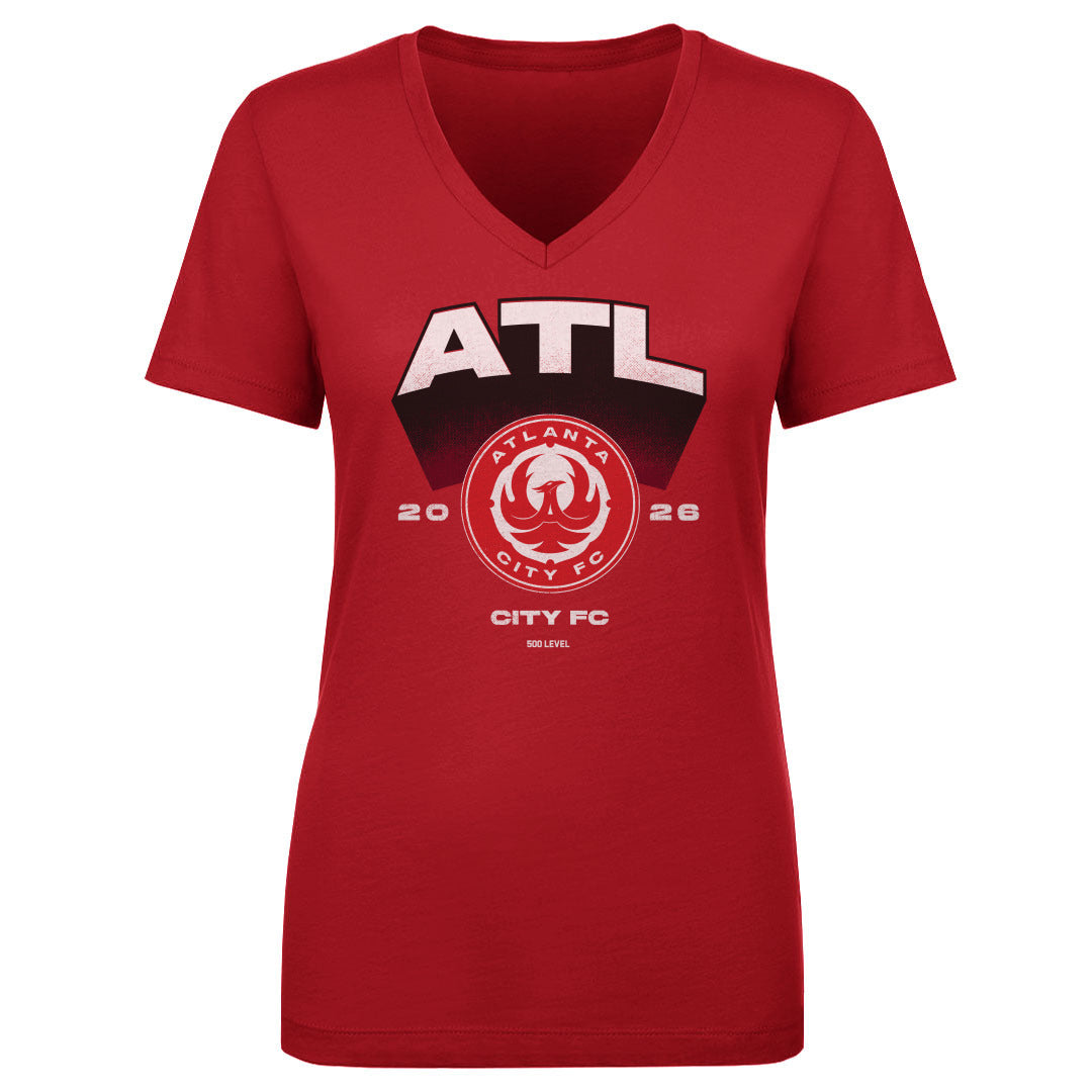 Atlanta City FC Women's V-Neck T-Shirt | 500 LEVEL