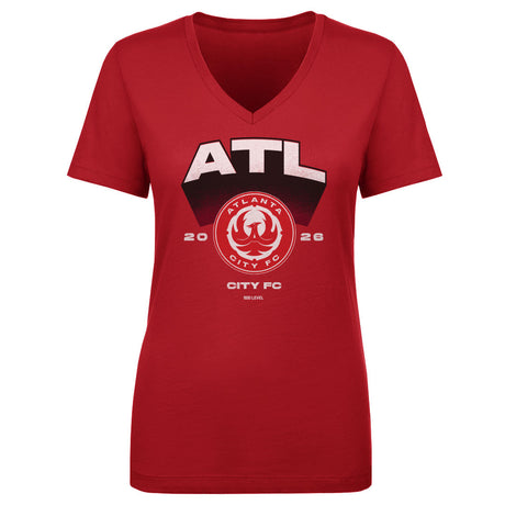 Atlanta City FC Women's V-Neck T-Shirt | 500 LEVEL