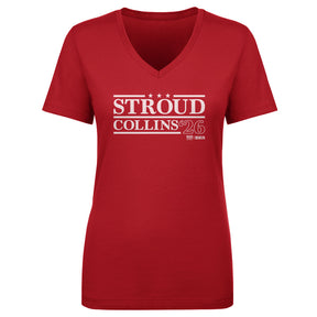 C.J. Stroud Women's V-Neck T-Shirt | 500 LEVEL