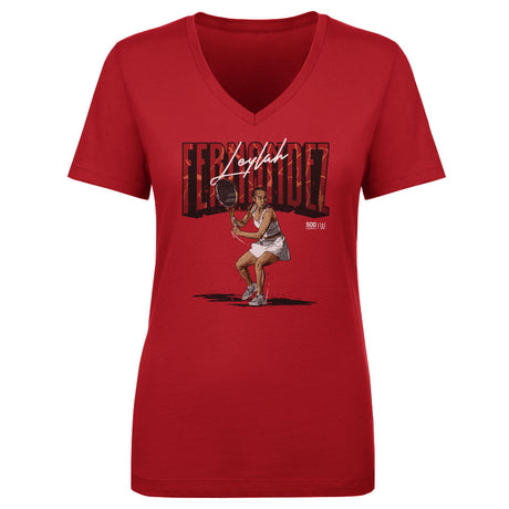Leylah Fernandez Women's V-Neck T-Shirt | 500 LEVEL