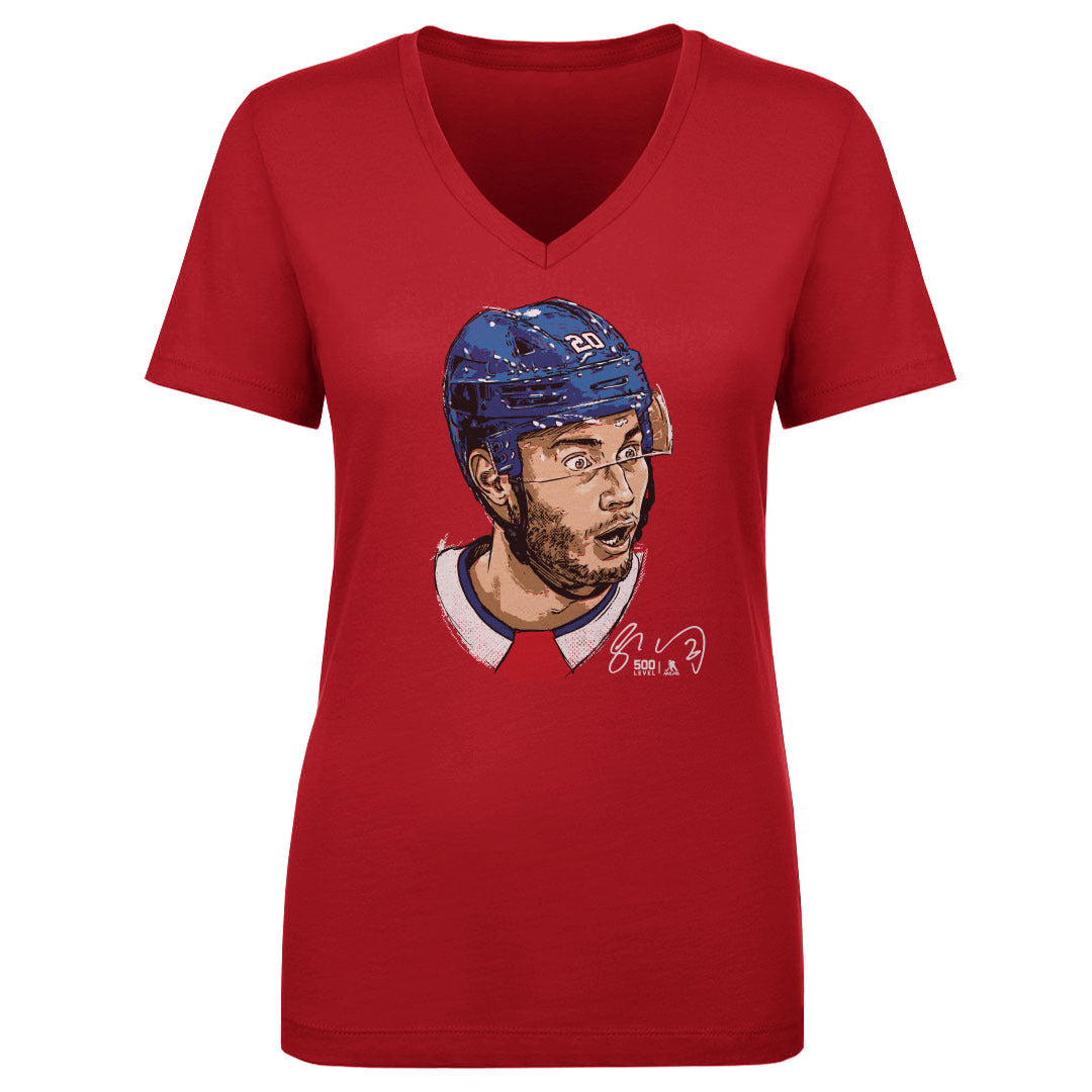 Juraj Slafkovsky Women's V-Neck T-Shirt | 500 LEVEL