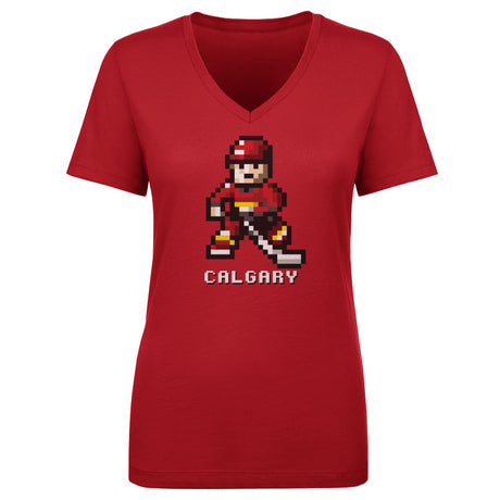 Calgary Hockey Women's V-Neck T-Shirt | 500 LEVEL