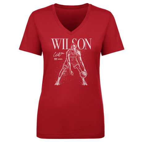 Caleb Wilson Women's V-Neck T-Shirt | 500 LEVEL