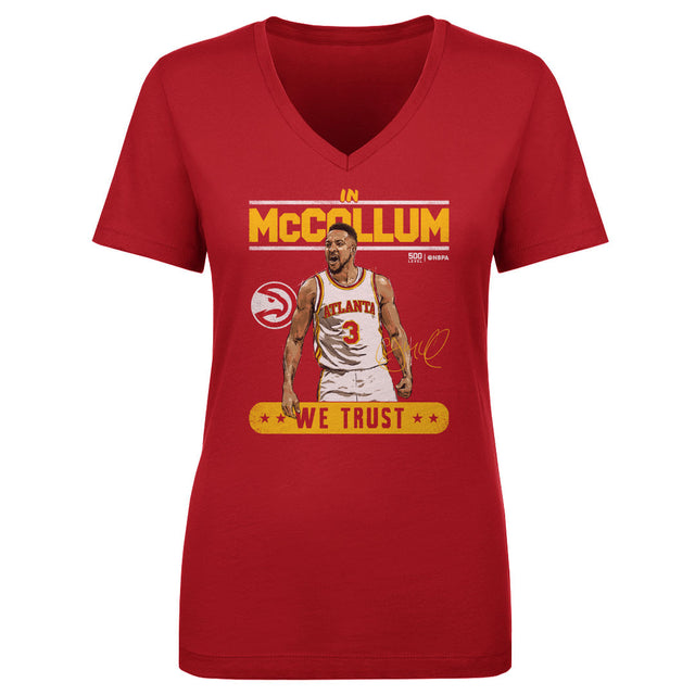 CJ McCollum Women's V-Neck T-Shirt | 500 LEVEL
