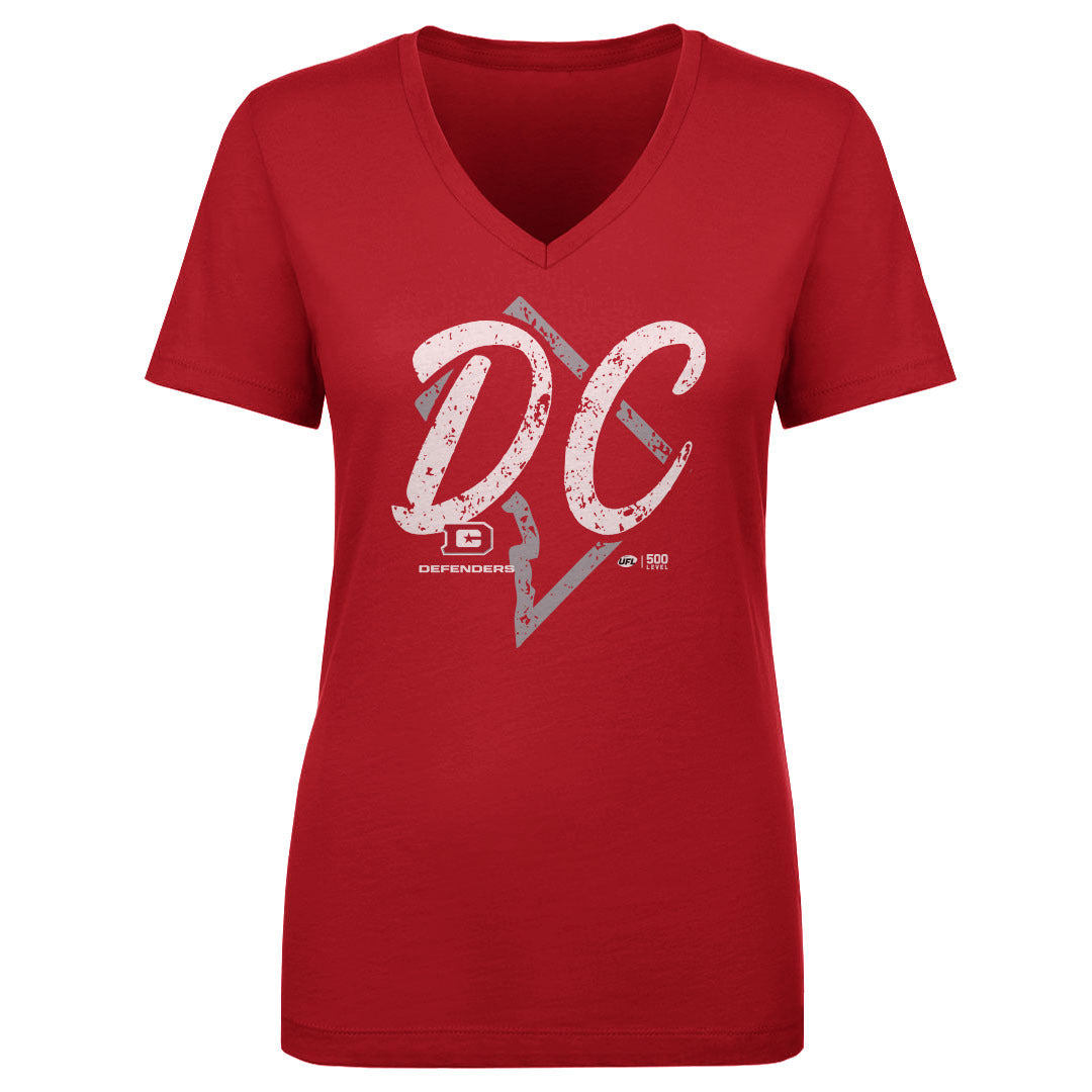 DC Defenders Women's V-Neck T-Shirt | 500 LEVEL