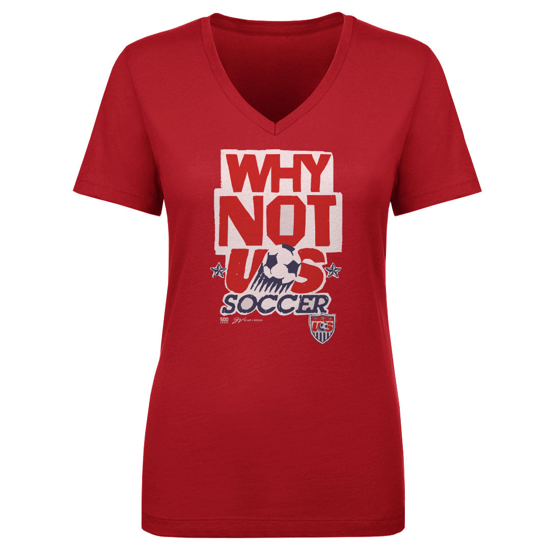 U.S. Soccer Women's V-Neck T-Shirt | 500 LEVEL