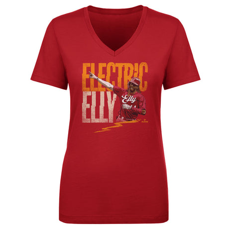 Elly De La Cruz Women's V-Neck T-Shirt | 500 LEVEL
