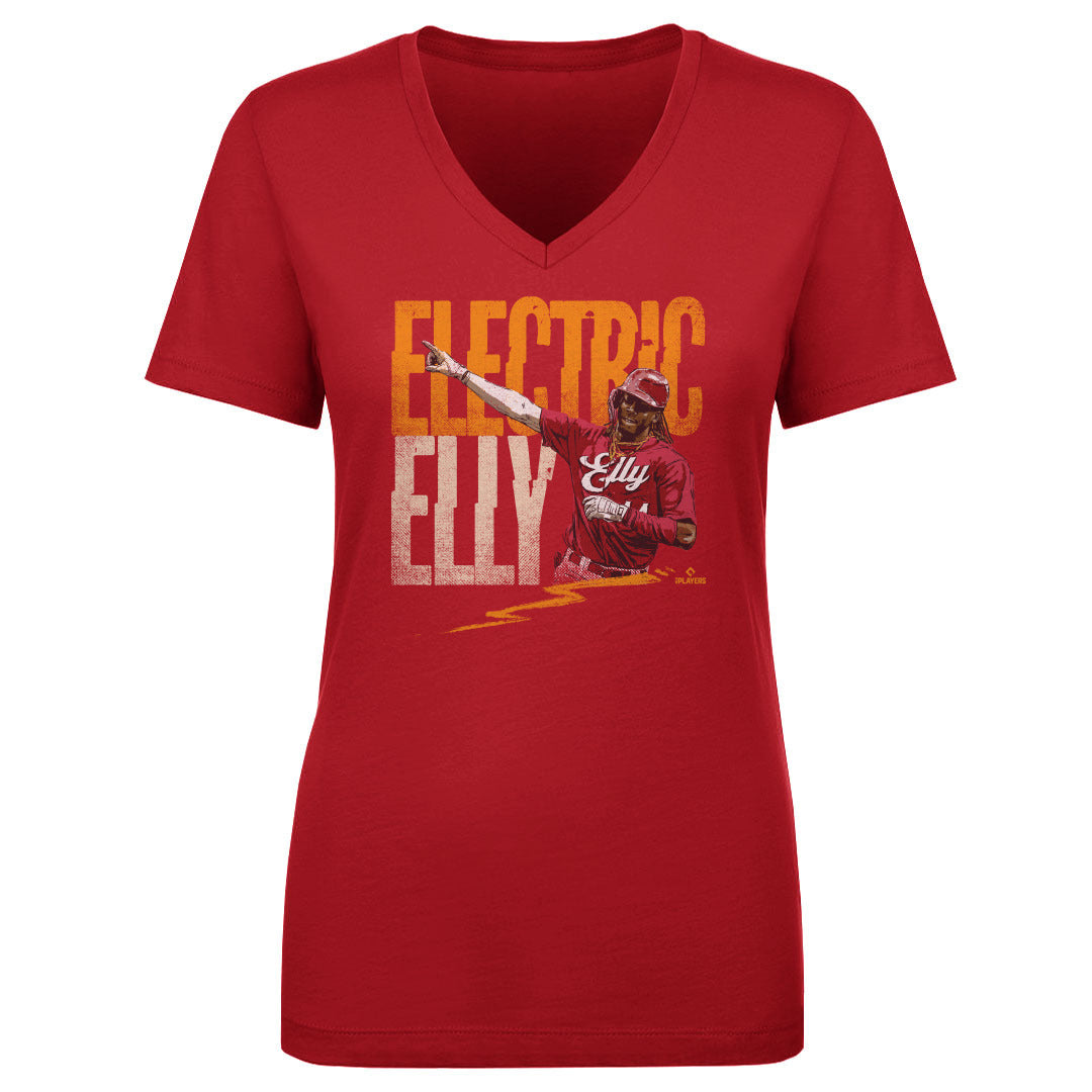 Elly De La Cruz Women&#39;s V-Neck T-Shirt | 500 LEVEL