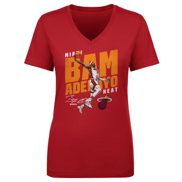 Bam Adebayo Women's V-Neck T-Shirt | 500 LEVEL