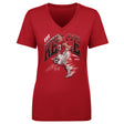 Travis Kelce Women's V-Neck T-Shirt | 500 LEVEL