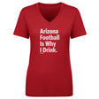 Arizona Football Women's V-Neck T-Shirt | 500 LEVEL