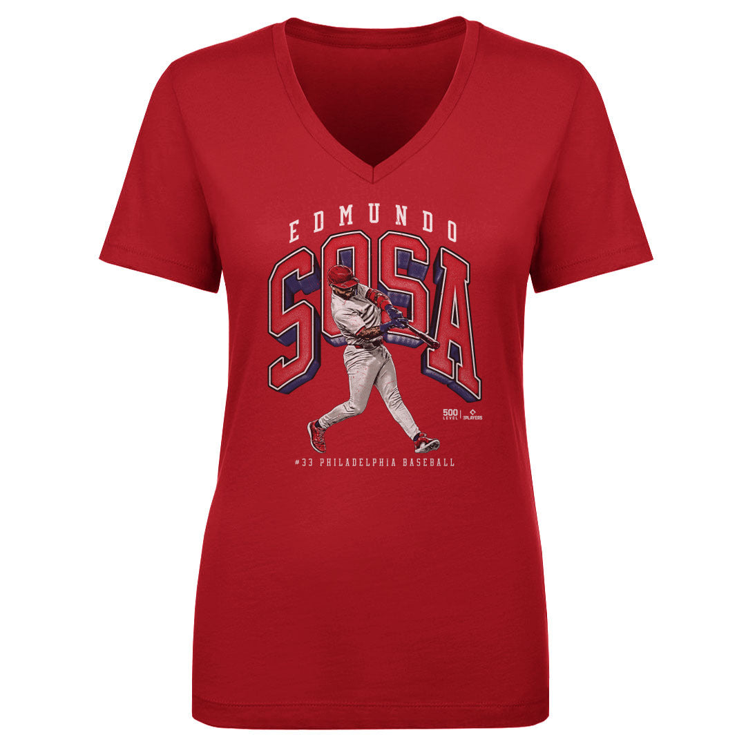 Edmundo Sosa Women's V-Neck T-Shirt | 500 LEVEL