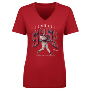 Edmundo Sosa Women's V-Neck T-Shirt | 500 LEVEL