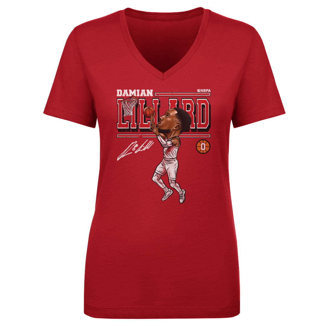 Damian Lillard Women's V-Neck T-Shirt | 500 LEVEL