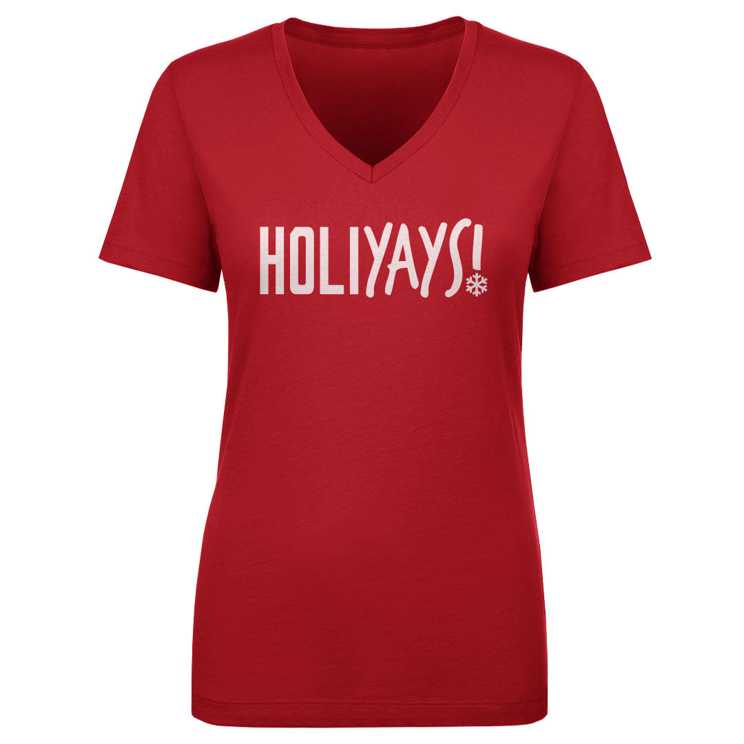 Christmas Women's V-Neck T-Shirt | 500 LEVEL