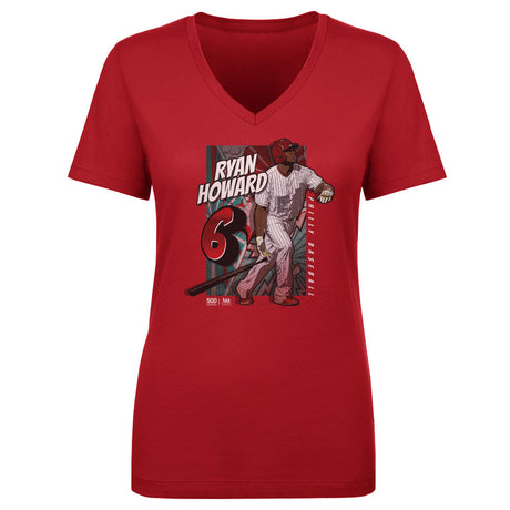 Ryan Howard Women's V-Neck T-Shirt | 500 LEVEL